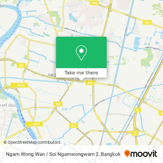 Ngam Wong Wan / Soi Ngamwongwarn 2 map