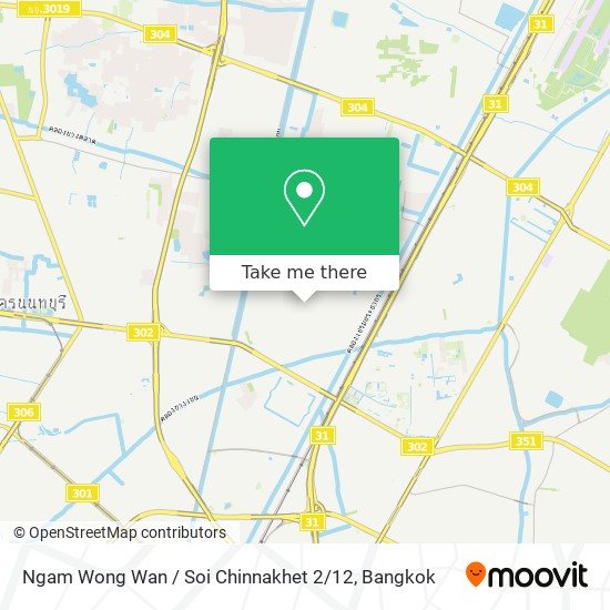 Ngam Wong Wan / Soi Chinnakhet 2 / 12 map