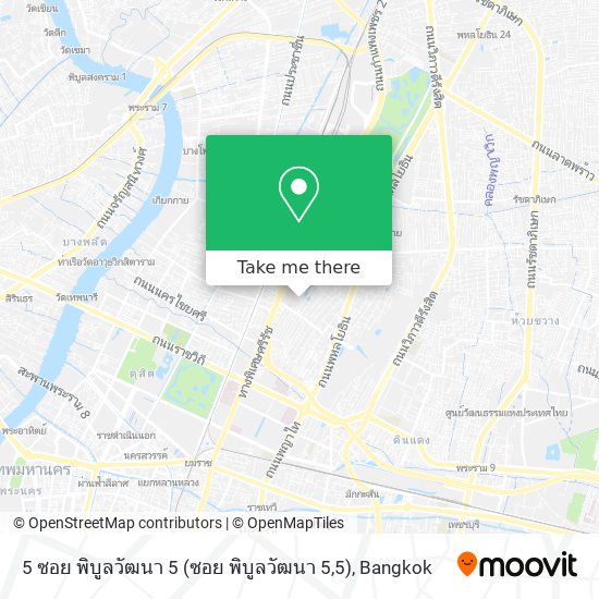 5 ซอย พิบูลวัฒนา 5 (ซอย พิบูลวัฒนา 5,5) map