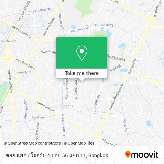 ซอย แยก / โชคชัย 4 ซอย 56 แยก 11 map
