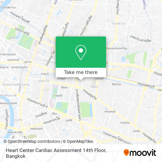Heart Center Cardiac Assessment 14th Floor map