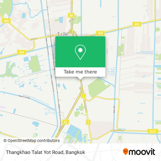 Thangkhao Talat Yot Road map