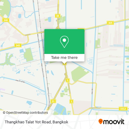 Thangkhao Talat Yot Road map