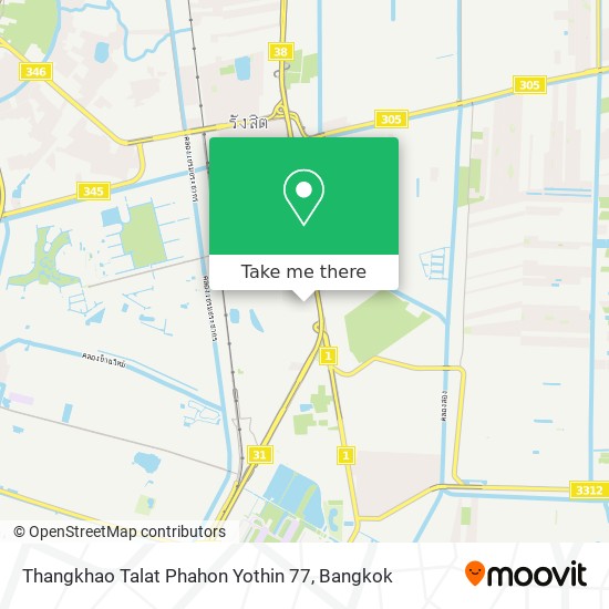 Thangkhao Talat Phahon Yothin 77 map