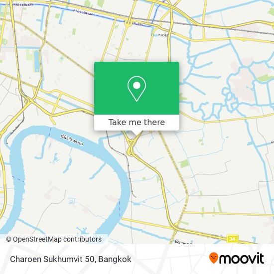 Charoen Sukhumvit 50 map