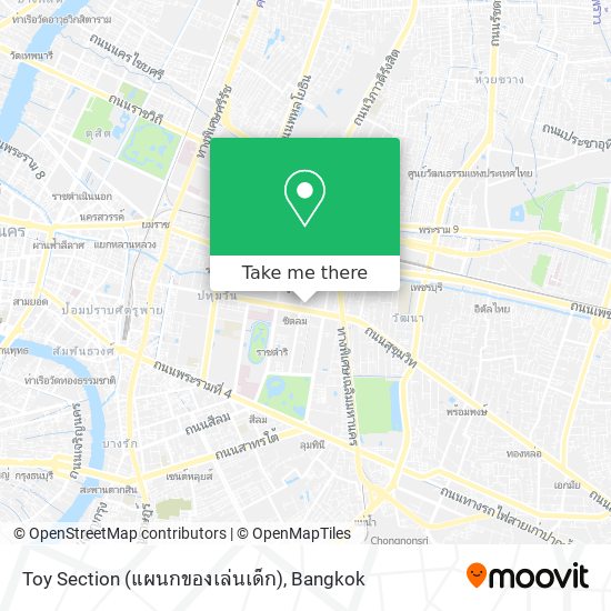 Toy Section (แผนกของเล่นเด็ก) map