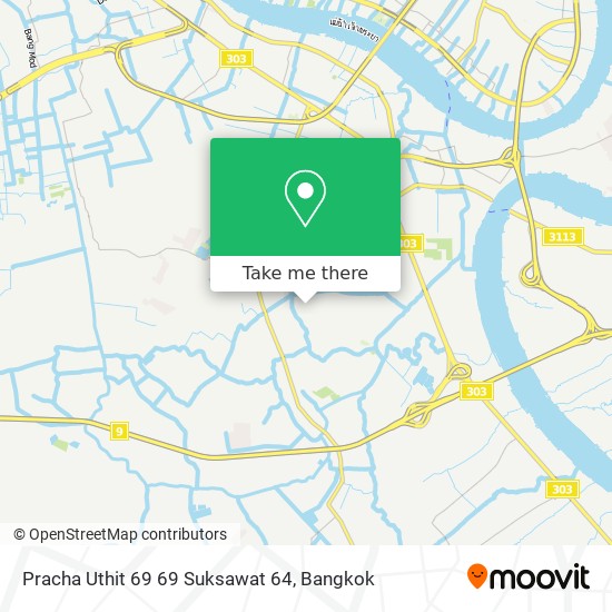 Pracha Uthit 69 69 Suksawat 64 map