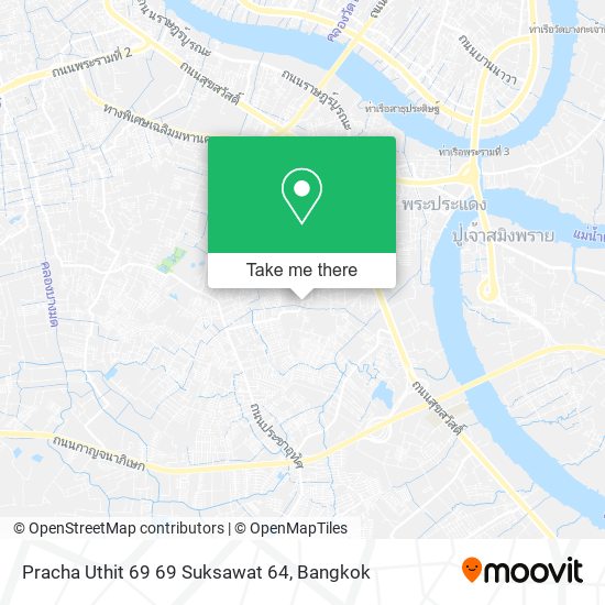Pracha Uthit 69 69 Suksawat 64 map