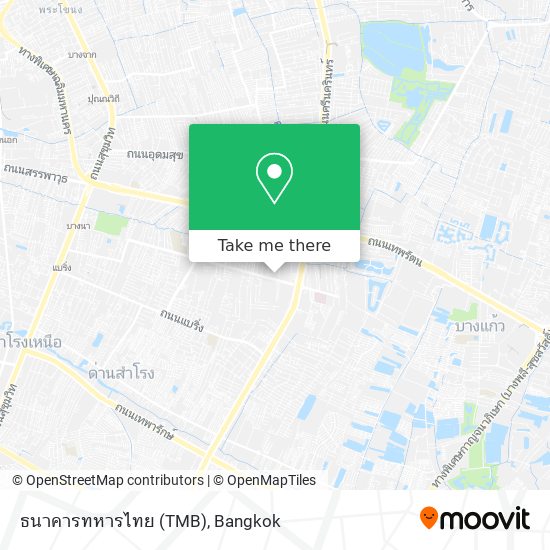 ธนาคารทหารไทย (TMB) map