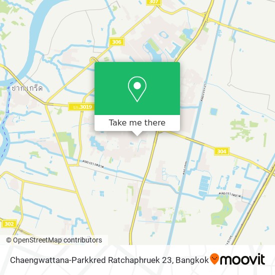 Chaengwattana-Parkkred Ratchaphruek 23 map