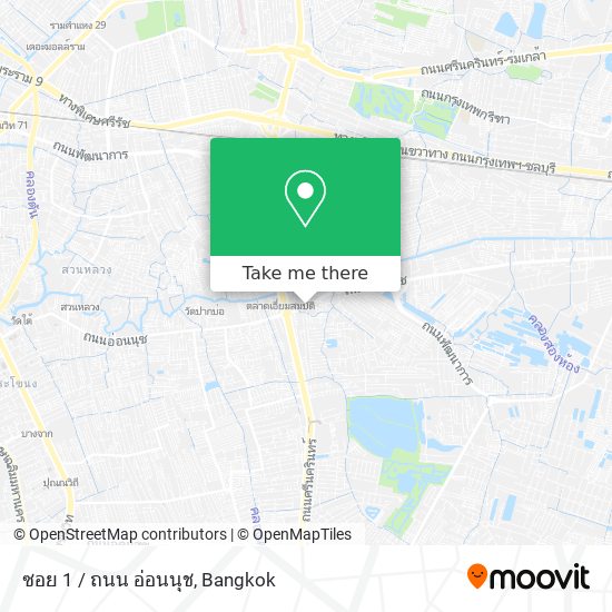 ซอย 1 / ถนน อ่อนนุช map