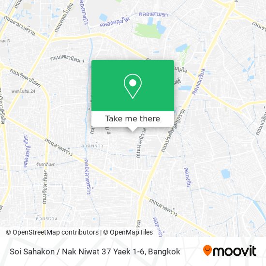 Soi Sahakon / Nak Niwat 37 Yaek 1-6 map