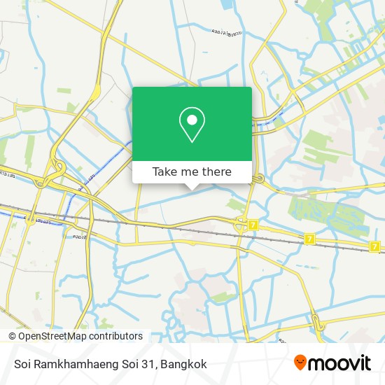 Soi Ramkhamhaeng Soi 31 map