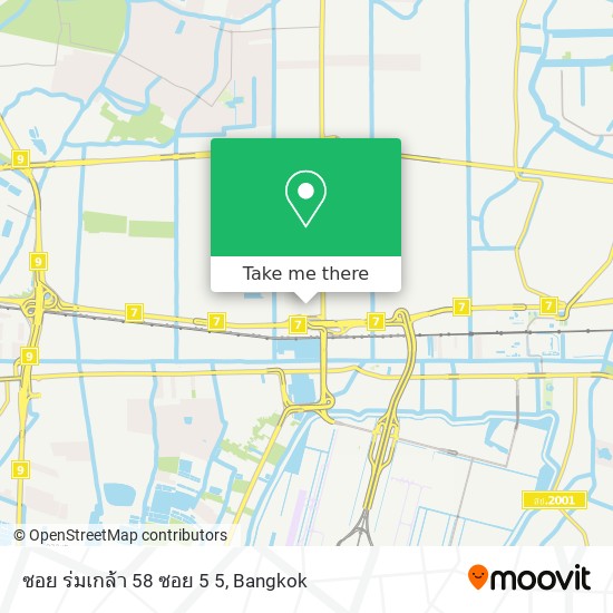 ซอย ร่มเกล้า 58 ซอย 5 5 map