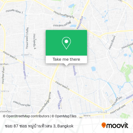 ซอย 87 ซอย หมู่บ้านทิวสน 3 map