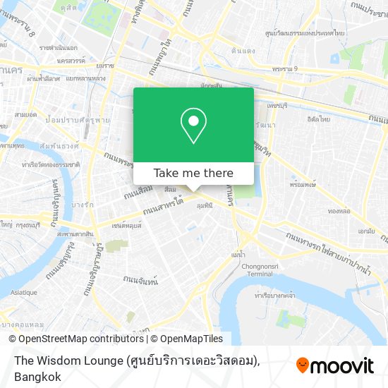 The Wisdom Lounge (ศูนย์บริการเดอะวิสดอม) map