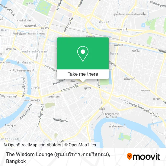 The Wisdom Lounge (ศูนย์บริการเดอะวิสดอม) map