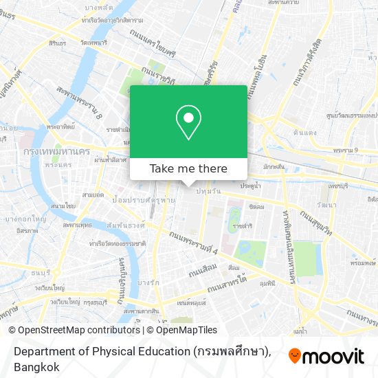 Department of Physical Education (กรมพลศึกษา) map