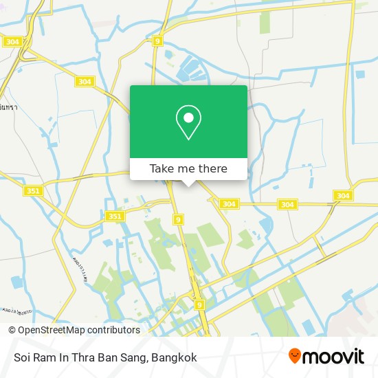 Soi Ram In Thra Ban Sang map
