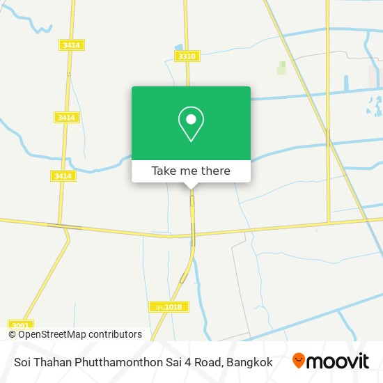 Soi Thahan Phutthamonthon Sai 4 Road map