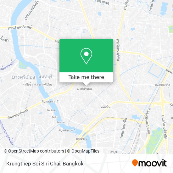 Krungthep Soi Siri Chai map