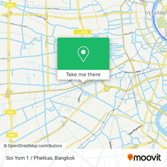 Soi Yom 1 / Phetkas map
