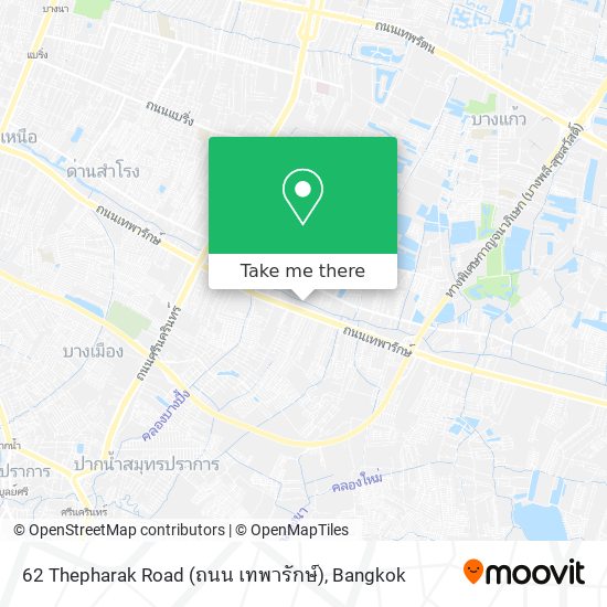 62 Thepharak Road (ถนน เทพารักษ์) map
