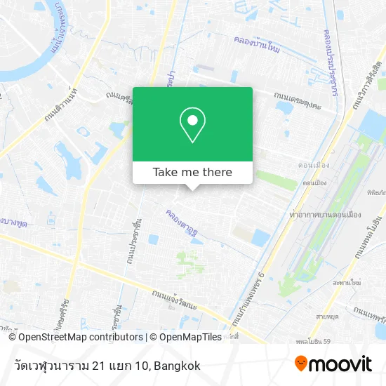 วัดเวฬุวนาราม 21 แยก 10 map