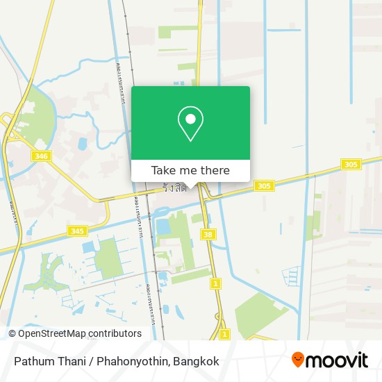 Pathum Thani / Phahonyothin map