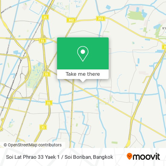 Soi Lat Phrao 33 Yaek 1 / Soi Boriban map