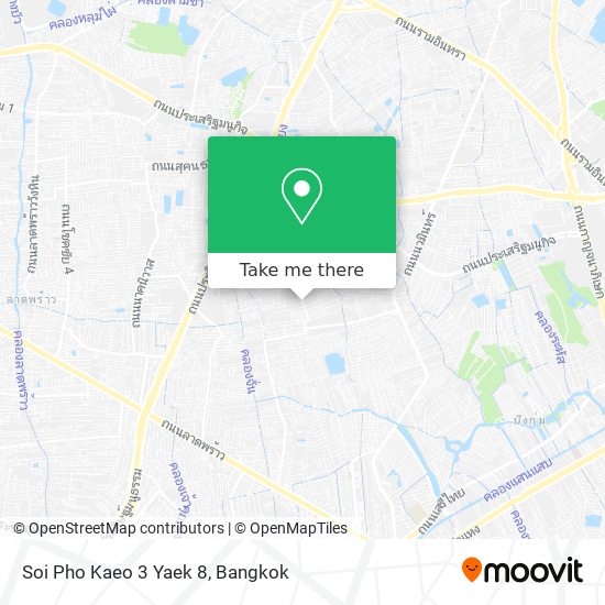 Soi Pho Kaeo 3 Yaek 8 map