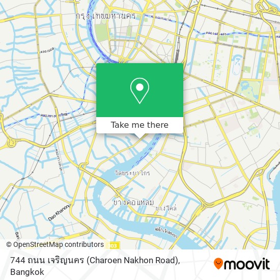 744 ถนน เจริญนคร (Charoen Nakhon Road) map