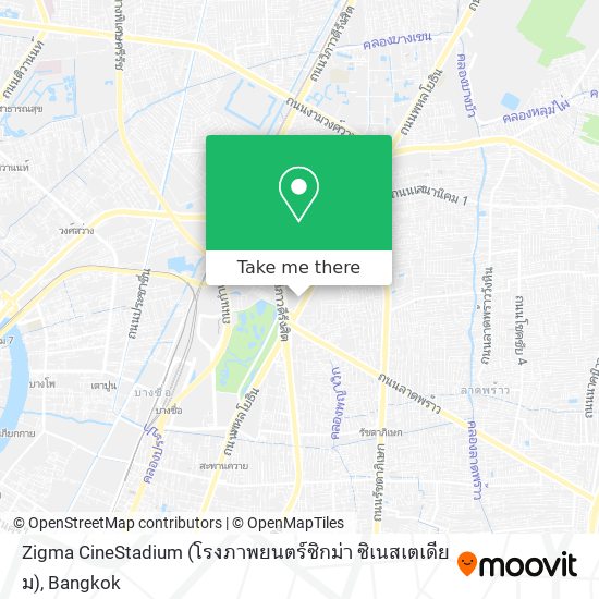 Zigma CineStadium (โรงภาพยนตร์​ซิกม่า​ ซิเนสเตเดียม​) map