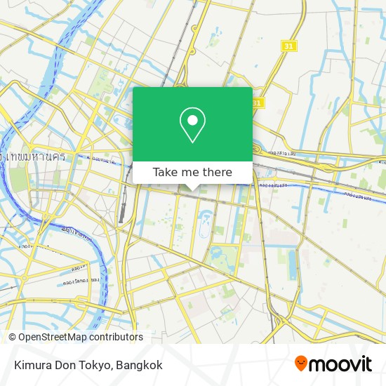Kimura Don Tokyo map