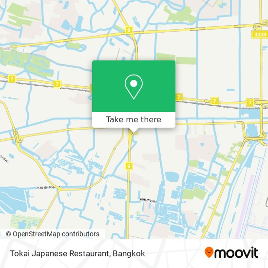 Tokai Japanese Restaurant map