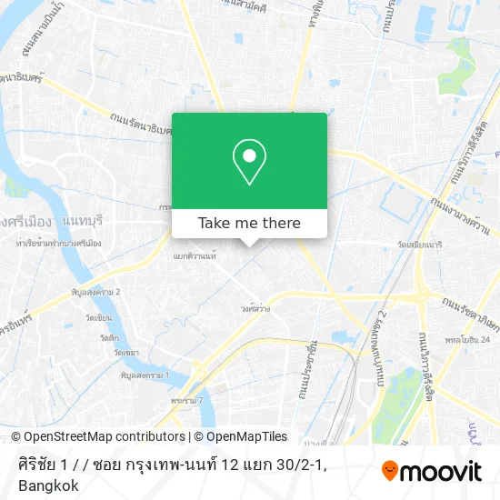 ศิริชัย 1 / / ซอย กรุงเทพ-นนท์ 12 แยก 30 / 2-1 map