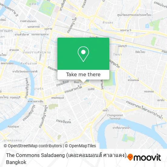 The Commons Saladaeng (เดอะคอมมอนส์ ศาลาแดง) map