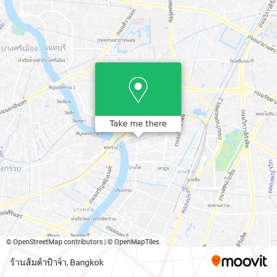 ร้านส้มตำป้าจ๋า map