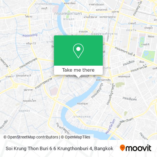 Soi Krung Thon Buri 6 6 Krungthonburi 4 map