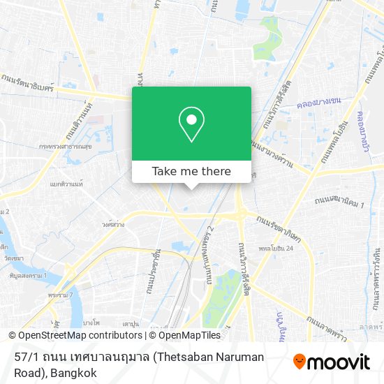 57 / 1 ถนน เทศบาลนฤมาล (Thetsaban Naruman Road) map