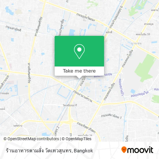 ร้านอาหารตามสั่ง วัดเทวสุนทร map