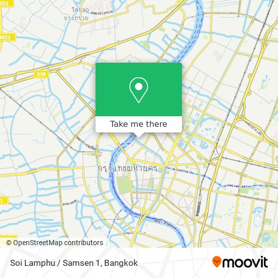 Soi Lamphu / Samsen 1 map