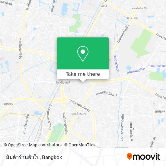 ส้มตำร้านผ้าใบ map