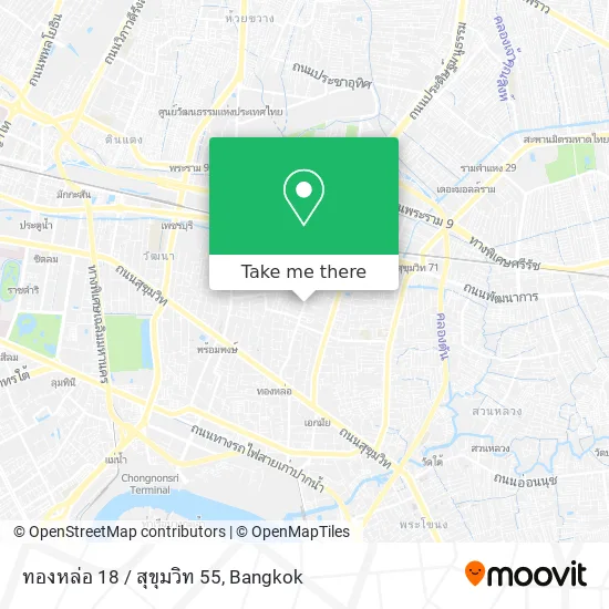 ทองหล่อ 18 / สุขุมวิท 55 map