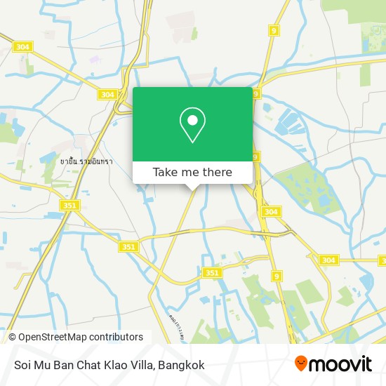 Soi Mu Ban Chat Klao Villa map