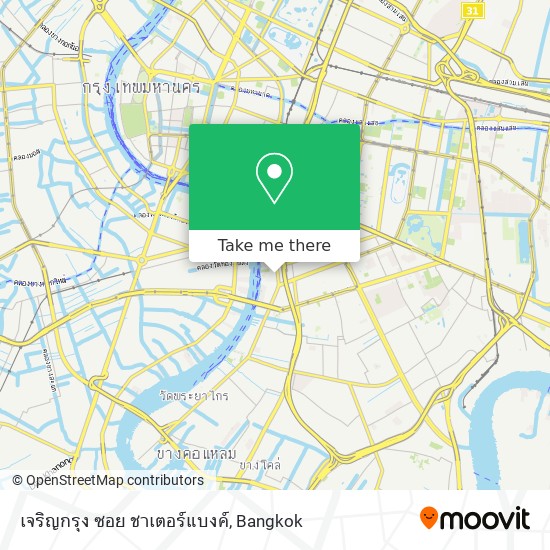 เจริญกรุง ซอย ชาเตอร์แบงค์ map