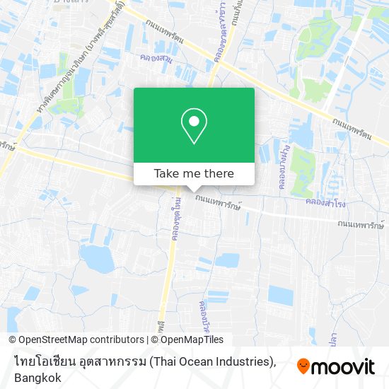 ไทยโอเชียน อุตสาหกรรม (Thai Ocean Industries) map
