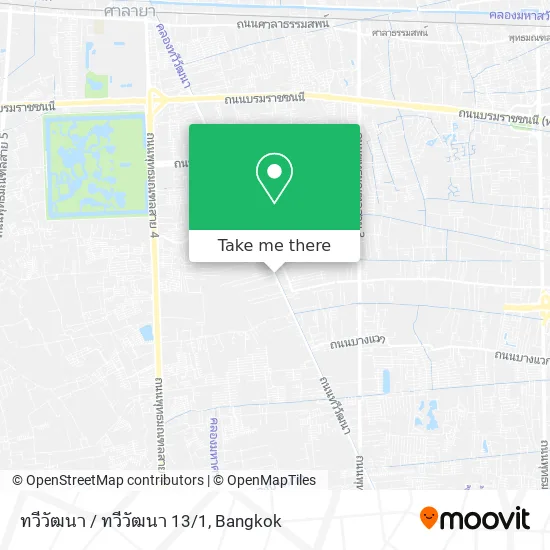 ทวีวัฒนา / ทวีวัฒนา 13/1 map