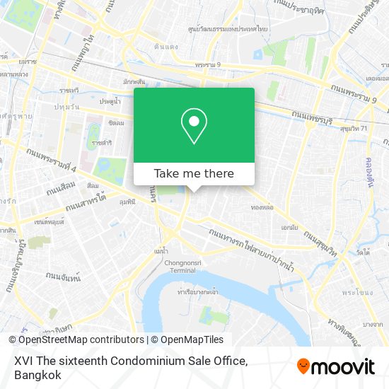 XVI The sixteenth Condominium Sale Office map