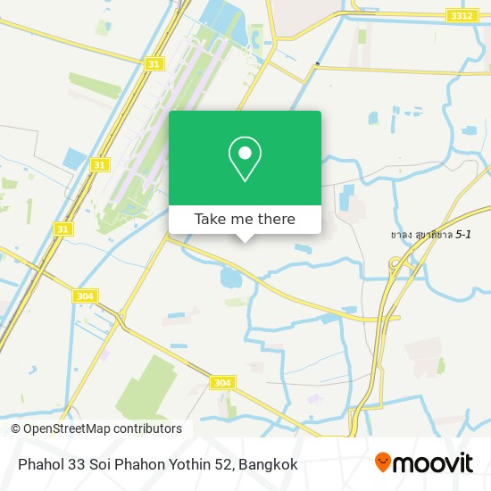 Phahol 33 Soi Phahon Yothin 52 map